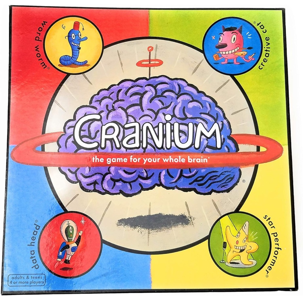 Hasbro Cranium Board Game - Red, Blue, Yellow